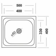 Рукомойник настенный РКЦ 5/4 500х400х300, каркас нерж.сталь, отв.д/смесит. - Рукомойник настенный РТКб 500x400x140, каркас оцинк.сталь, отв.д/смесит. - 2