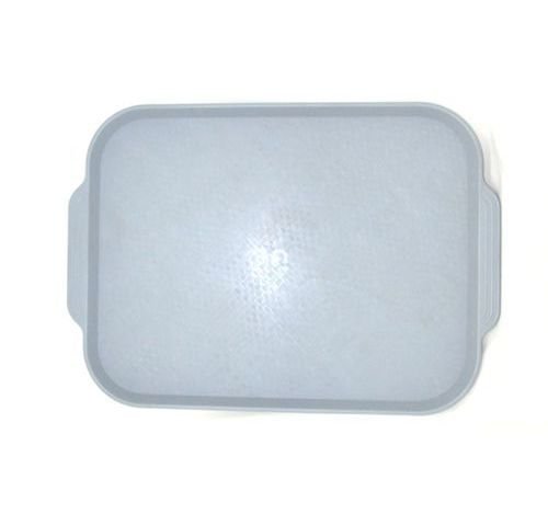 Поднос пищевой, пластик 45х35.5см, серый (107)