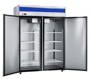 Холодильный шкаф Abat ШХ-1.4-01 нерж., глухая дверь, -5...+5, 1470 литров, верхний агрегат