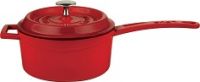 Сотейник 1.0 л чугун d=16 см красная LAVA LV Y SOS 16 K2 RED