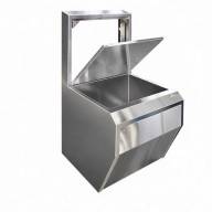 Ванна моечная консольная ВМПк-1/800*600*1200, сварная, односекционная, нержавеющая сталь, каркас-труба нерж. - Ванна моечная консольная ВМПк-1/800*600*1200, односекционная, нержавеющая сталь, каркас-труба нерж.