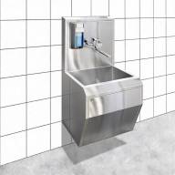 Ванна моечная консольная ВМПк-1/800*600*1200, сварная, односекционная, нержавеющая сталь, каркас-труба нерж. - Ванна моечная консольная ВМПк-1/800*600*1200, односекционная, нержавеющая сталь, каркас-труба нерж. - 3