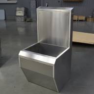 Ванна моечная консольная ВМПк-1/1300*600*1200, сварная, односекционная, нержавеющая сталь, каркас-труба нерж. - Ванна моечная консольная ВМПк-1/1300*600*1200, сварная, односекционная, нержавеющая сталь, каркас-труба нерж. - 7