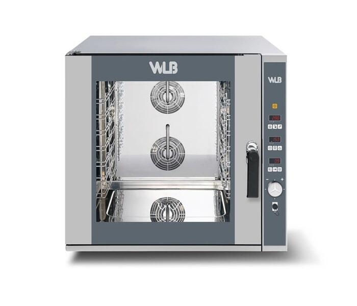 Печь конвекционная WLBake WB664 ER, электрическая, 6 уровней 600х400 мм, пароувлажнение