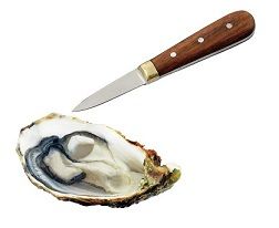 Нож для устриц 60/160 мм ручка дерев. Tellier N4172