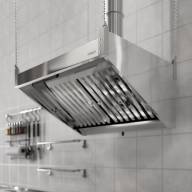 Зонт вытяжной пристенный Finist ЗВН-05 1900х1200, прямоугольный, нержавеющая сталь