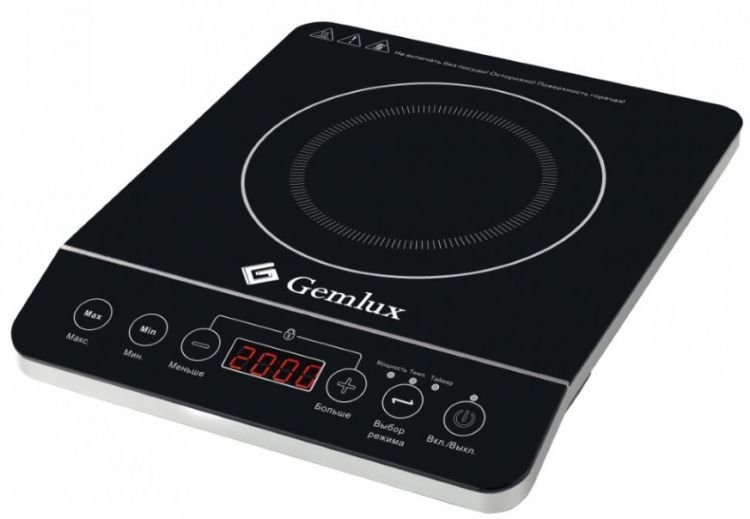 Плита индукционная Gemlux GL-IP20A, 1 конфорка, бытовая