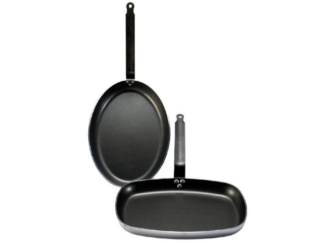 Сковорода прямоуг. 38*26 см алюм. с антиприг. покрыт."Chok" De Buyer 8184.38