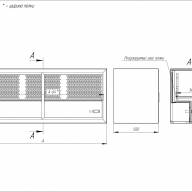 Холодильная витрина Finist CS/CSP-9/14 CLOUD SWIPE, настенная, двери-купе - Холодильная витрина Finist CU-10/12 CLOUD UP PAINT, настенная, 1 стекл. дверь газлифт 1 - 4
