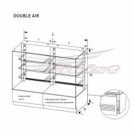 Холодильная витрина Finist Air DOUBLE LUX, кондитерская, напольная - Холодильная витрина Finist Air DOUBLE LUX, кондитерская, напольная - 6