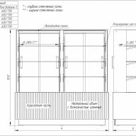 Холодильная витрина Finist Air DOUBLE LUX, кондитерская, напольная - Холодильная витрина Finist Air DOUBLE LUX, кондитерская, напольная - 9