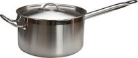 Сотейник 4.0 л нерж. d=20 см h=12.5 см с крышк. тройное дно (индукция) MGSteel (С23S178KL) 19140