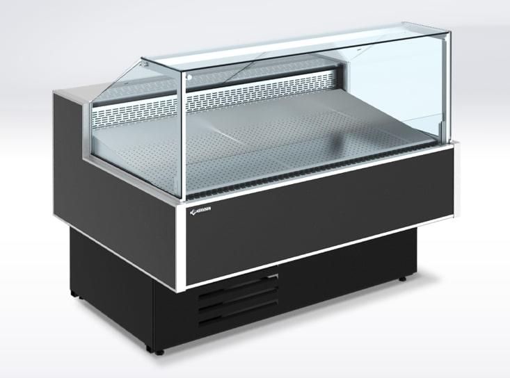 Холодильная витрина Cryspi Gamma Quadro SN Fish 1800, гастрономическая, напольная, -6...+6 С