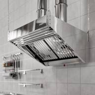 Зонт приточно-вытяжной пристенный Finist ЗПВН-02 2000х1000, прямоугольный, нержавеющая сталь