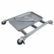 Тележка сервировочная разборная  ТС-2 Finist, 2 уровня, нержавеющая сталь - Тележка сервировочная ТС-800*500-2 Finist, 2 уровня, нержавеющая сталь, 4 колеса 2 - 4