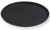 Поднос прорезиненный d=27см черный MG 1100CTBl