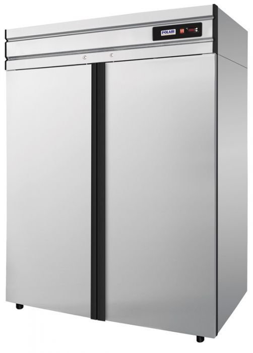 Холодильный шкаф Polair CM110-G (ШХ-1,0 нерж.), двухдверный, 800 литров