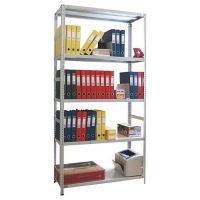 Стеллаж архивный 800*500*2000, 5 полок, каркас-уголок краш.