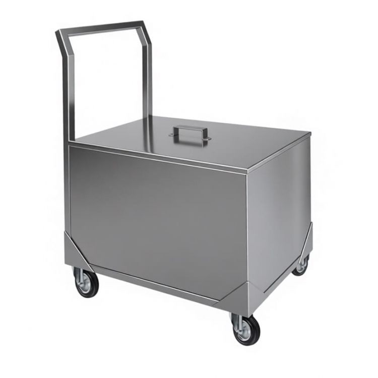 Тележка для сыпучих продуктов ТСп-600х400х1000 Finist, нержавеющая сталь