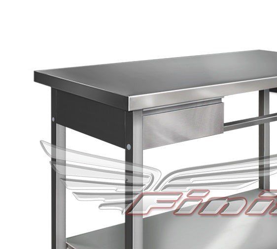 Стол кондитерский с деревянным покрытием Finist СКЭ-1000*600*850, каркас-труба краш., сварной