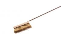 Щетка для печи l=150 см. 20*6,6 см. ручка нерж. с медной щетиной Gimetal ACF-SP