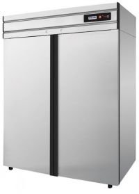 Морозильный шкаф Polair CB114-G (ШН-1,4 нерж.), двухдверный, 1120 литров