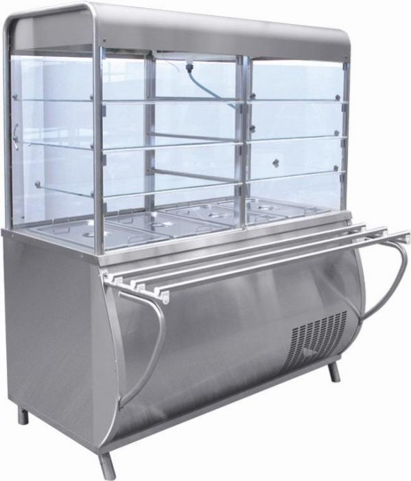 Прилавок-витрина холодильный ПВВ(Н)-70М-С-ОК Abat
