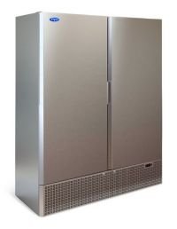 Холодильный шкаф МариХолодМаш Капри 1.5УМ (нержавейка) (4.300.139-01), двухдверный, 1430 литров, -6…+6