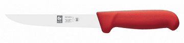 Нож обвалочный 150/285 мм (с широким лезвием) красный Poly Icel 24400.3199000.150