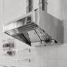 Зонт приточно-вытяжной пристенный Finist ЗВПН-05 ширина 1200-1300, прямоугольный, нержавеющая сталь