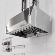 Зонт приточно-вытяжной пристенный Finist ЗПВН-03 1000х1000, прямоугольный, нержавеющая сталь - Зонт приточно-вытяжной пристенный Finist ЗПВН-03 1000х1000, прямоугольный, нержавеющая сталь