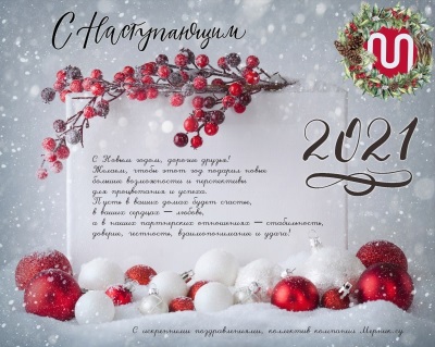С наступающим НОВЫМ 2021 ГОДОМ!!!