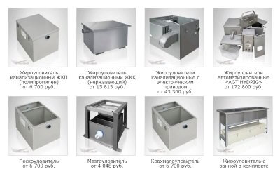 Жиро-, мезго-, песко- и крахмалоуловители Finist