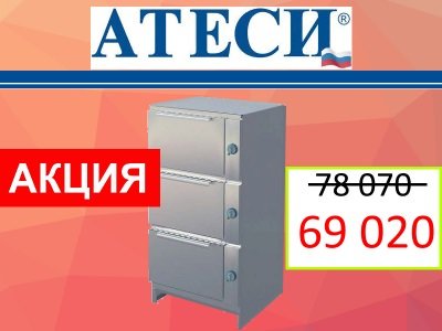 АКЦИЯ НА ШКАФ ЖАРОЧНЫЙ АЛЕНТА ШЖ-3Э АТЕСИ