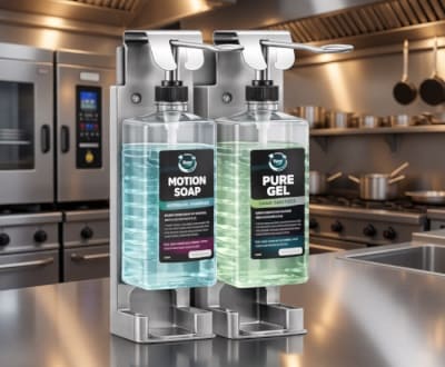 Finist представляет две модели дозаторов для мыла и антисептика: нержавеющая и окрашенная версии