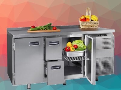 Холодильные столы Finist - 1000 и 1 вариант