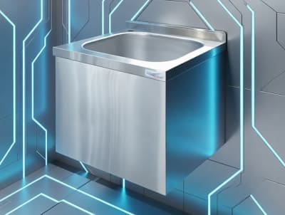 Ванна моечная ВМПцк-1/500×500×400 из нержавейки — новинка для кухонь общепита